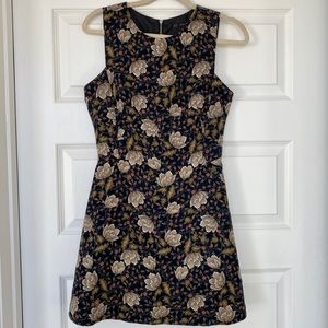 Zara A-Line Floral Fall Dress
